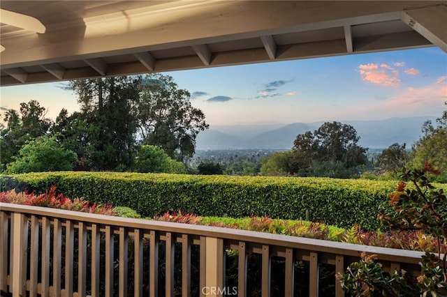 1215 Mira Monte Dr, Redlands, CA 92373 - exterior space featuring a mountain view