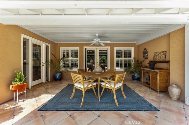 1215 Mira Monte Dr, Redlands, CA 92373 - sunroom with french doors