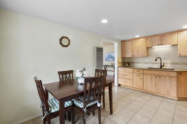 5566 Streamview Dr, San Diego, CA 92105 - dining area featuring recessed lighting and light tile patterned floors
