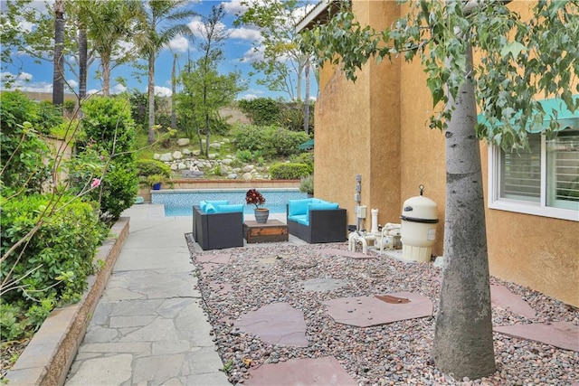 11818 Mount Harvard Ct, Rancho Cucamonga, CA 91737 - view of patio featuring an outdoor pool