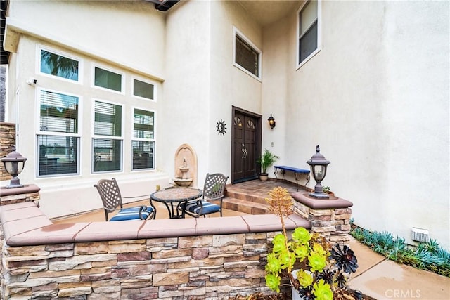 1081 Vista Lomas Ln, Corona, CA 92882 - property entrance with stucco siding