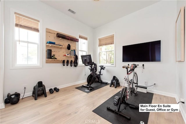 13 Goldenrod, Lake Forest, CA 92630 - workout area featuring wood finished floors and baseboards