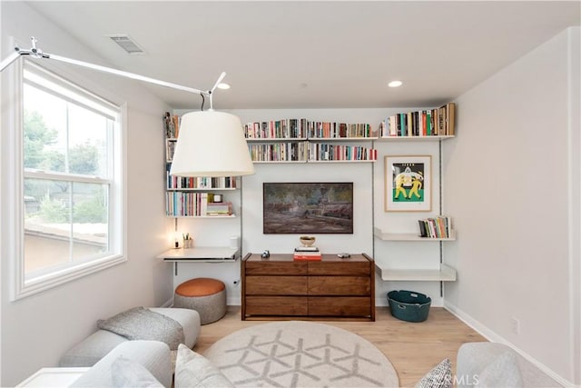 13 Goldenrod, Lake Forest, CA 92630 - sitting room featuring wood finished floors, recessed lighting, and baseboards