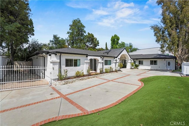 4250 Louise Ave, Encino, CA 91316 - single story home with stucco siding, fence, driveway, and a front lawn