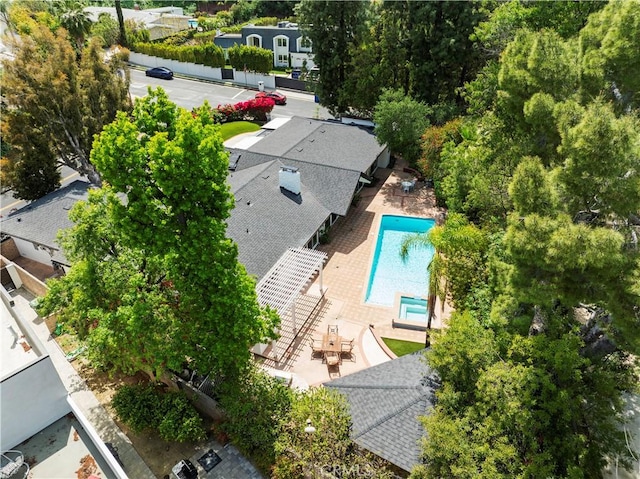 4250 Louise Ave, Encino, CA 91316 - drone / aerial view