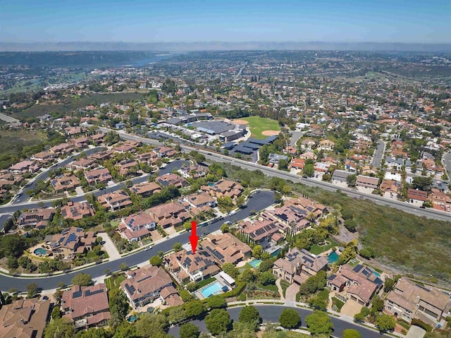 6981 Corte Langosta, Carlsbad, CA 92009 - aerial view of property's location with nearby suburban area