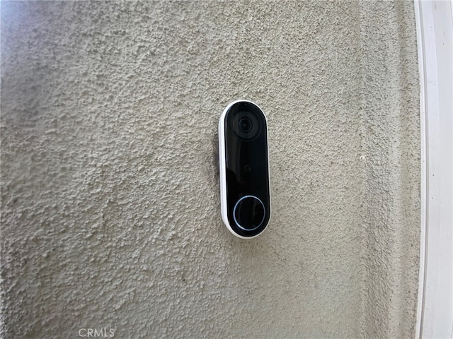 detailed view of stucco siding