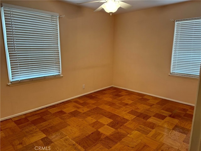7940 Lena Ave, West Hills, CA 91304 - empty room with ceiling fan and baseboards