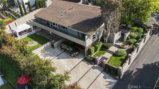 12782 Periwinkle Dr, North Tustin, CA 92705 - aerial view of property and surrounding area
