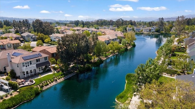 27020 Island Rd, Valencia, CA 91355 - aerial perspective of suburban area with a water and mountain view