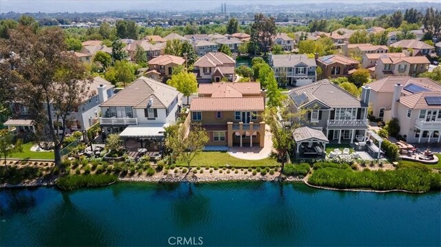 27020 Island Rd, Valencia, CA 91355 - aerial perspective of suburban area featuring a nearby body of water
