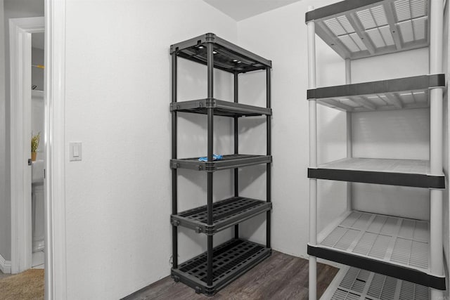 view of storage