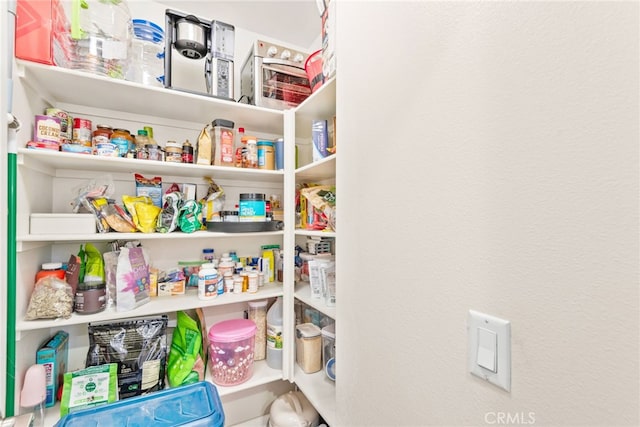 view of pantry