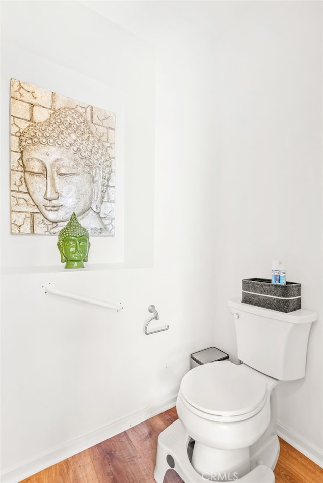 4934 Herzog Way, Palm Springs, CA 92262 - bathroom featuring wood finished floors and toilet