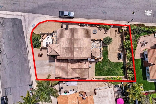 drone / aerial view