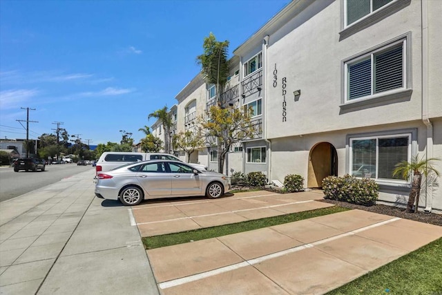 exterior space featuring sidewalks