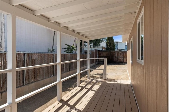 108 2nd St, Taft, CA 93268 - view of wooden deck