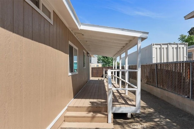 108 2nd St, Taft, CA 93268 - view of wooden terrace