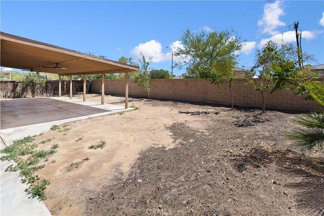 9331 Sapphire Ave, Hesperia, CA 92344 - fenced backyard featuring a patio