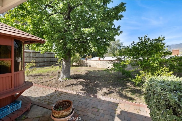 10703 Wheatland Ave, Sunland, CA 91040 - view of yard with a fenced backyard and a patio area