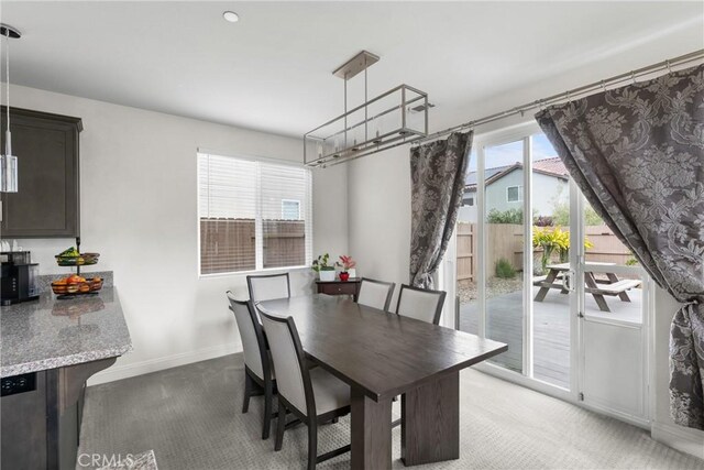 4575 Castillo Dr, Guadalupe, CA 93434 - dining area with light colored carpet and baseboards