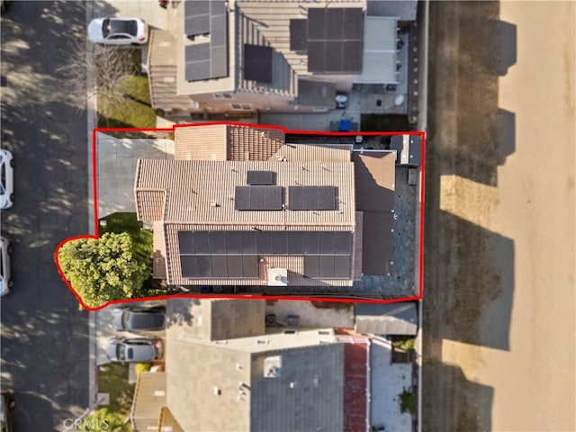drone / aerial view
