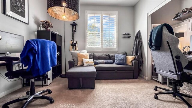 24939 Coral Canyon Rd, Corona, CA 92883 - carpeted office featuring baseboards