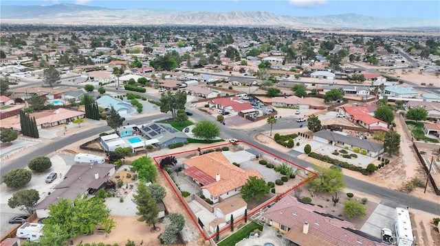 19804 Haida Rd, Apple Valley, CA 92307 - bird's eye view featuring a residential view and a mountain view
