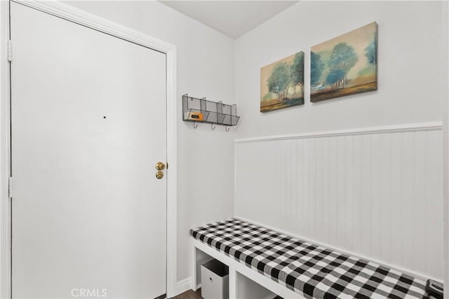 view of mudroom