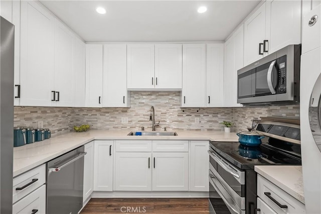 545 Chestnut Ave Unit 202, Long Beach, CA 90802 - kitchen with a sink, white cabinetry, and stainless steel appliances