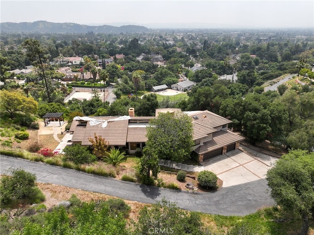 845 N Glendora Ave, Glendora, CA 91741 - birds eye view of property with a mountain view