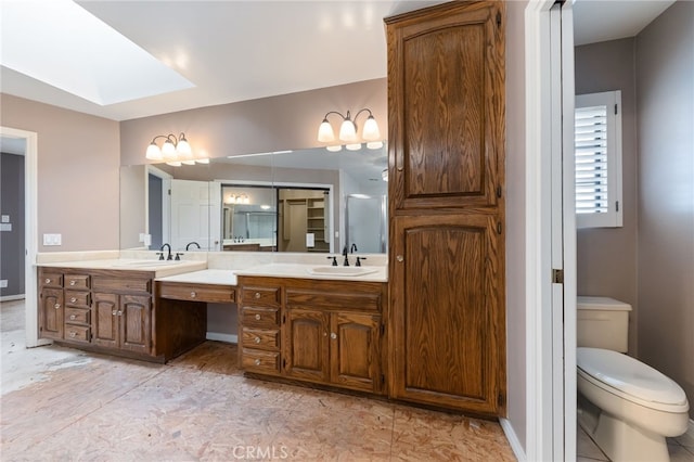 845 N Glendora Ave, Glendora, CA 91741 - full bathroom with double vanity, toilet, and a sink