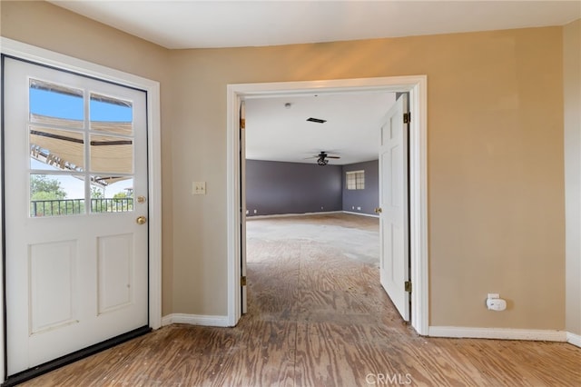 845 N Glendora Ave, Glendora, CA 91741 - interior space with baseboards, ceiling fan, and wood finished floors