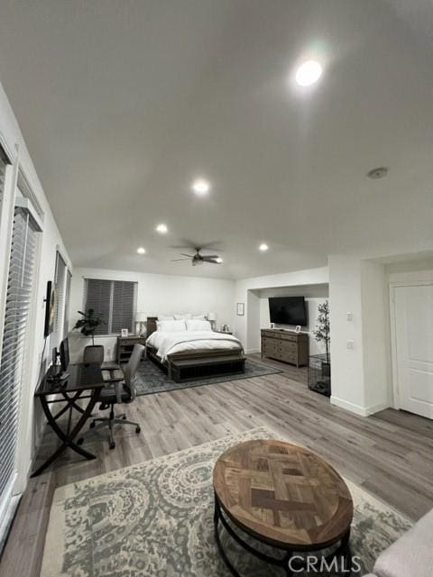 27041 S Ridge Dr, Mission Viejo, CA 92692 - bedroom featuring wood finished floors and recessed lighting