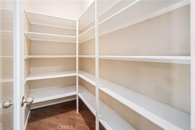 view of storage area
