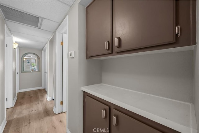 18114 Erik Ct Unit 5131, Canyon Country, CA 91387 - corridor with light wood-type flooring and baseboards