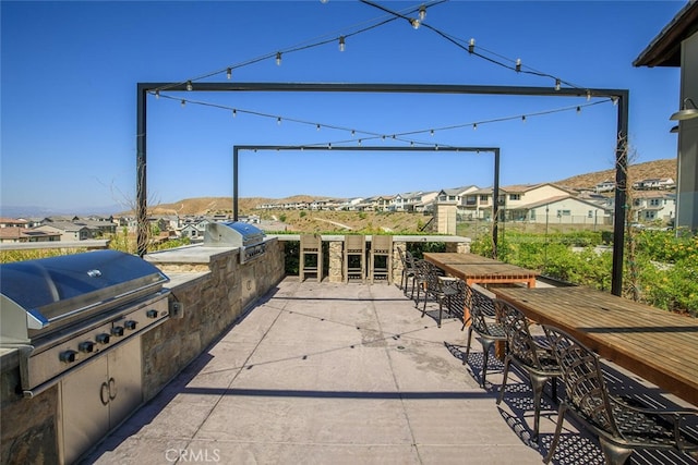 18147 Jupiter Ln, Saugus, CA 91350 - view of patio with a residential view