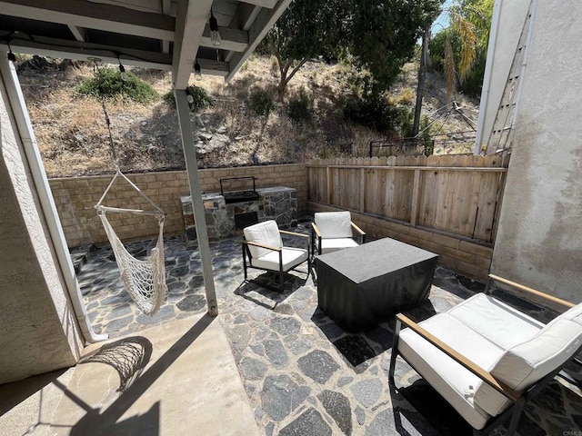10525 Flora Verda Ct, Santee, CA 92071 - view of patio with fence