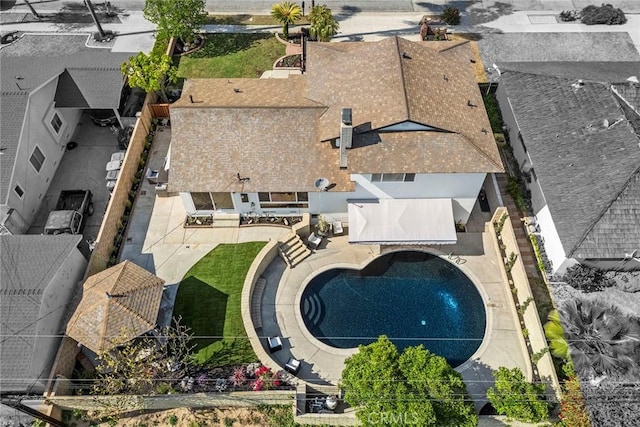 drone / aerial view