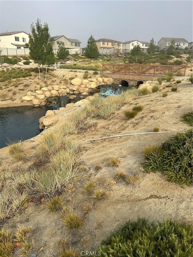 view of yard with a residential view