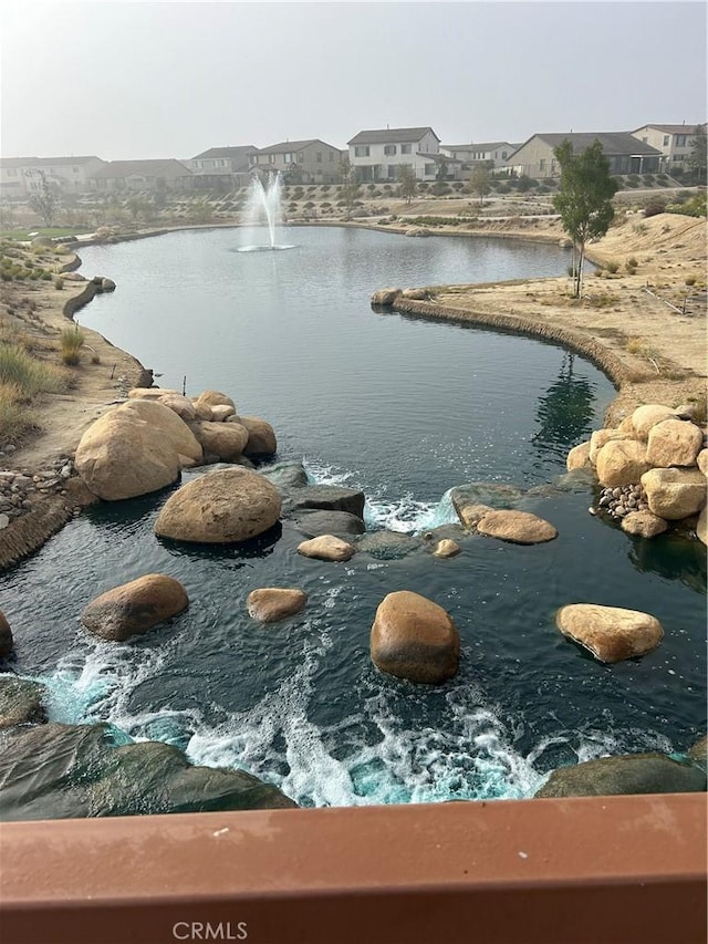 view of water feature