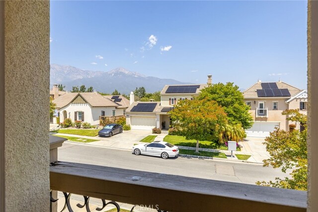 1526 Cole Ln, Upland, CA 91784 - balcony featuring a residential view and a mountain view