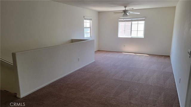 28799 Lavatera Ave, Murrieta, CA 92563 - unfurnished room with baseboards, carpet flooring, and ceiling fan