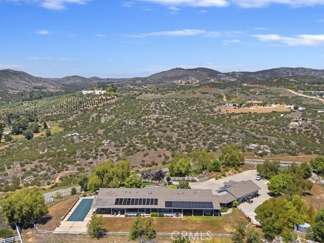 35280 Stage Rd, Temecula, CA 92592 - aerial view with a mountain view