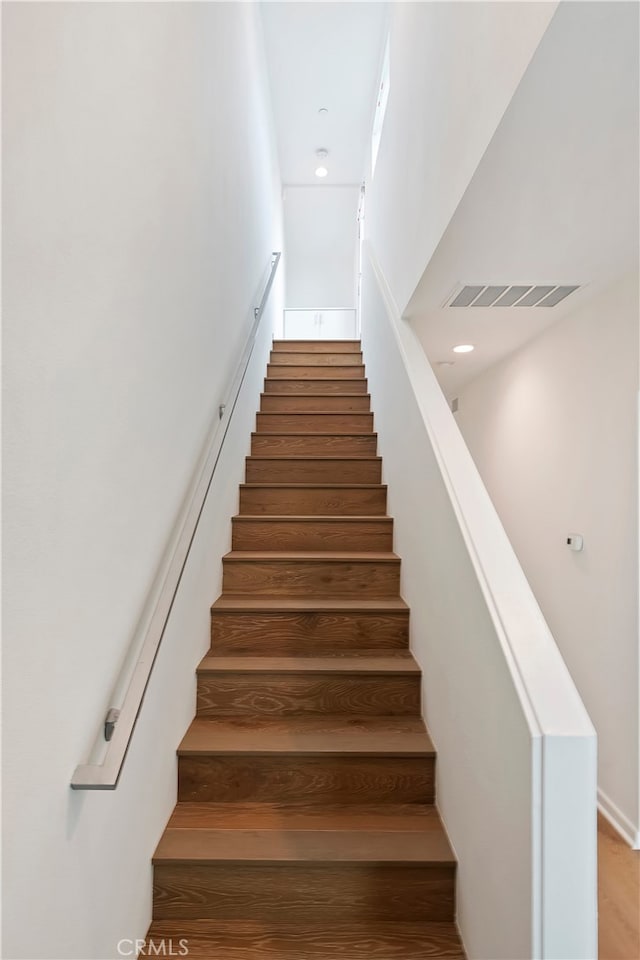stairs with visible vents