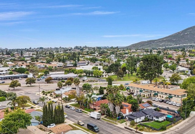 8394 Blue Lake Dr, San Diego, CA 92119 - birds eye view of property with a residential view and a mountain view