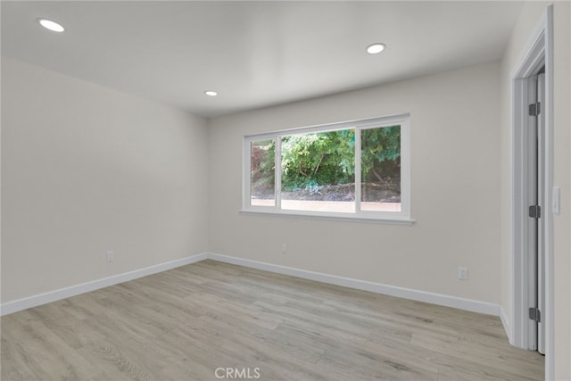 5170 Caldera Ct, Riverside, CA 92507 - unfurnished bedroom featuring recessed lighting, light wood finished floors, and baseboards