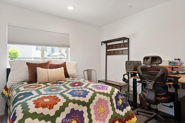 24060 Raptor Way, Lake Elsinore, CA 92532 - bedroom with a desk and recessed lighting