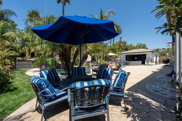 view of patio / terrace with outdoor dining space