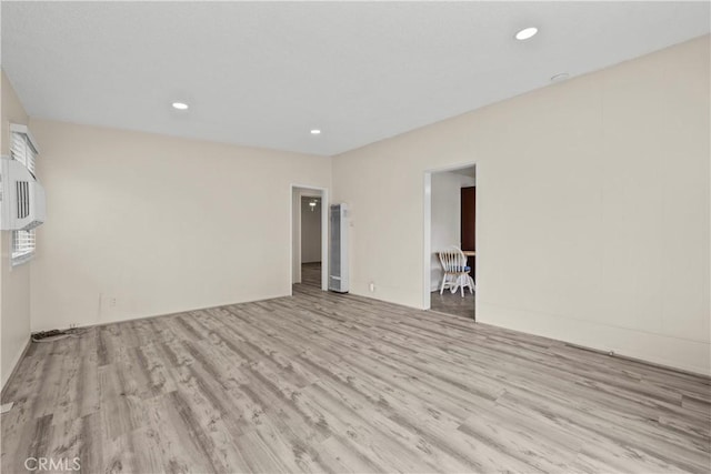 941 N Brand Blvd, San Fernando, CA 91340 - unfurnished room featuring wood finished floors and recessed lighting